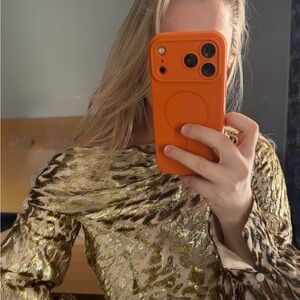 Leopard Print One-Shoulder Top